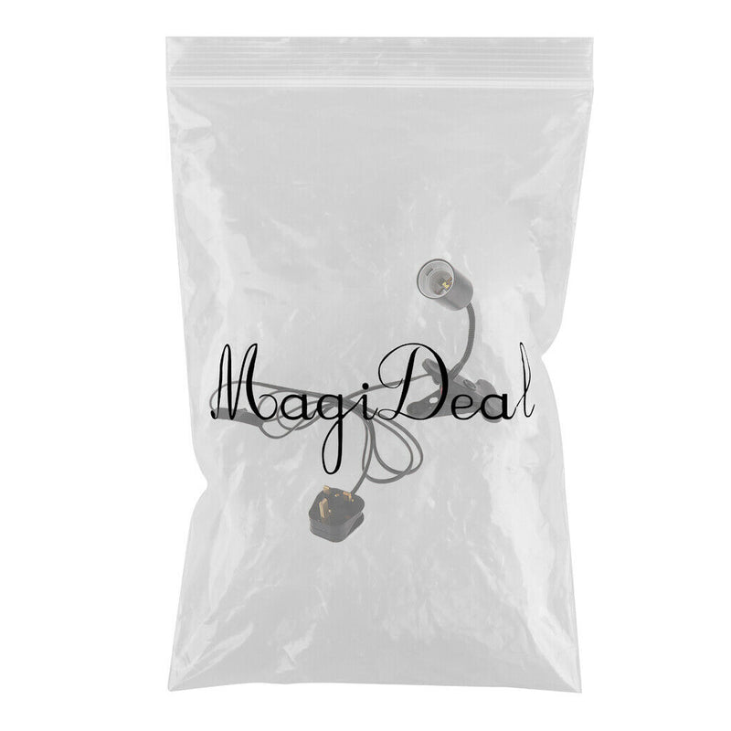 E27 Reptile Lamp Holder & 100W Ceramic Infrared Light Bulb Pet Basking Light