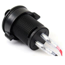 12V Dual USB Car Cigarette Lighter Socket Charger Power Adapter 60cm Cable