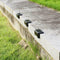 LED Wall Lamps Waterproof Stair Lights Solar Powered Courtyard Street Lamps