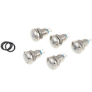 8mm mini metal push reset button switch on off high head switch push but JR