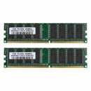 4GB Kit (4x 1GB) DDR1-400MHz PC Desktop Memory PC1-3200 184pin Non-ECC DIMM