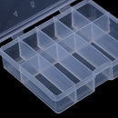 10 Grid transparent fishhook box fish lure hooks fishing accessories tool caseME