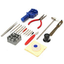 19Pcs Watch Repair Back Case Pin Link Spring Strap Remover Opener Tool Kit TIX