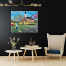 Full Round Drill 5D DIY Diamond Painting House Wall Picture Mosaic (B112)