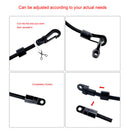 3set 15in Marine Boat Fishing Rod Tamer Saver Holder Hold Down Elastic Rope Tool