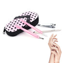 Dots Slipper Purse Manicure Pedicure Tool Set Bridal Shower Wedding Favour MO