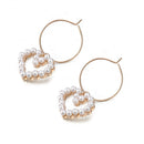 1 Pair Fashion Women Lady Elegant Crystal Rhinestone Dangle Ear Stud Earrings~