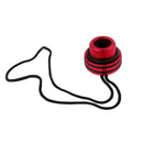 Scuba Dive Tank Valve Dust Cap Cover to Protect Your Tank with Lanyard Red