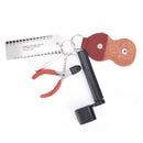 Guitar Accessories Kit Tool Set String Winder Bridge Pin Peg Puller  Ruler MO