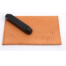9 Pieces 8mm Steel Metal Punch 0-9 Number Stamp Stamping Kit Set With Red Case