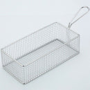 1X(304 Stainless Steel Rectangular Dining Basket French Fries Chicken Stora