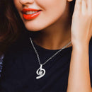 Crystal Pendants Necklace Diamond Women Charm Clavicle Chain Jewelry (C) A