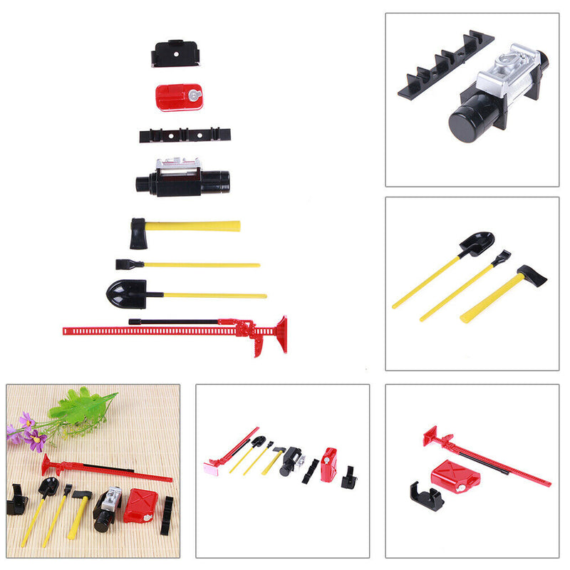 6pcs Scale RC Rock Crawler Accessory Tool Set For for 1:10 RC Rock Crawler