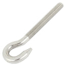 12cm Length 10mm Threaded Shank Stainless Steel Hoist Lifting Hook E8G3