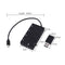 4 In 1 Micro USB OTG Hub Extension Adapter Charging Cable For Phone Tablet