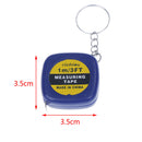 2Pc 1m/3ft Easy Retractable RulerTape Measure MiniPortable Pull Ruler KeychainC8