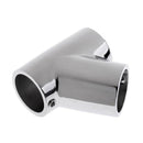 2pcs 316 Stainless Steel Boat Handrail Fittings 60 Degree Tee 7/8"