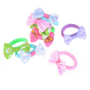 10Pcs Cute Ribbon Hairbow Girls Hair Top Rope Hair Bow Kids Hair AccessoriJBTOCA