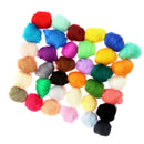 36Pcs Needle Felting Natural Collection For Animal Projects Soft Wool DIY