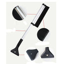 2Pcs Car Retractable Snow Shovel Ice Scraper Snow Removal Snow Brush Shovel