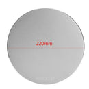 1X(Voground Round Hard Metal Aluminum Mouse Pad Mat Circle Ultra Thin Doubl