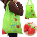 5 PCS Cute Reusable Strawberry Storage Bag Handbags Foldable Shopping Bags To-OZ