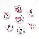 7x Bloody Polyhedral Dice Set For Dungeons And Dragons DND MTG RPG Game AU