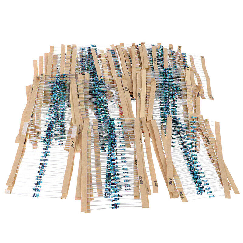Metal film Resistance 73 Values x 1460 Piece 1/4W Resistance assortment SetSE