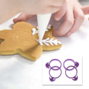 24 Pieces Icing Bag Ties Silicone Decoration Bag Ties For Cupcakes Cookies  P4W4