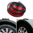 Car Fender Flare Arch Wheel Trim Protector Car Wheel Eyebrow Strip 3.8cmx1.5M
