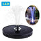 10V 2.4W Mini Floating Solars Fountain Pump Free Standing for Pond Pool