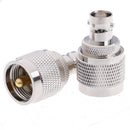 1x UHF Male PL259 PL-259 plug to BNC Female jack RF coaxial adapter connector'OZ