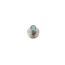 10 Stainless Steel Rhinestone Lip Labret Ring Stud Bar HOT