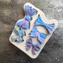 1PC Bow Tie Silicone mold fondant mold cake decorating tools chocolate mold  Z