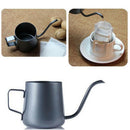 Gooseneck Narrow Spout Hand Drip Coffee Pot Stainless Steel Kettle 350ml