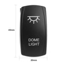 Car Marine Boat Yacht Truck Blue LED Backlit DOME LIGHT Rocker Switch 3-Pin