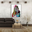 Painting By Numbers Kit DIY Color Zebra Hand Painted Canvas Oil Art Picture