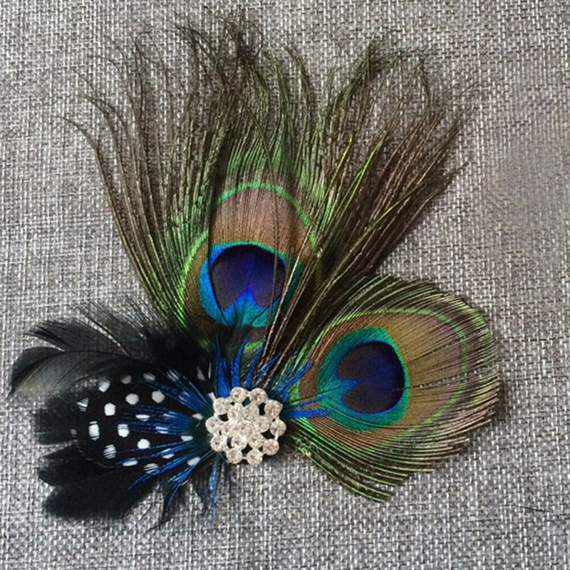 Bridal For Girls Jewelry Peacock Feather Head Accessories Daily Wedding Hair Pin