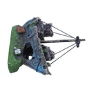 Fishing Boat Fish Tank Ornament Decoration for aquarium, aquarium decoratio