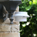 Solar Power Light LED Wall Light Outdoor Garden Fence Waterproof Lamp White