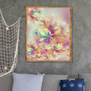 5D DIY Full Drill Diamond Painting Cross Stitch Embroidery Kit (Flower02)
