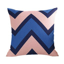 Decorative Throw Pillow Covers Modern Simple Geometric Style Cotton Linen B