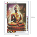 5D DIY Full Drill Diamond Painting Buddha Statue Embroidery Kits (hg265)