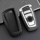 Car Key Case Carbon Fiber Look Accessories For BMW 3 5 Series 1pcs LXM