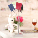 Multiple Desk 8 Clips Wire Memo Picture Recipe Cards Holder Paper Note Clip