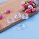 2x contact lens box clear objective travel portable case storage container lj