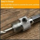 4pcs Self Centering Hinge Drill Bits Set,1/4inch Hex Shank, screw sizes 5/6