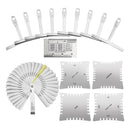 1 Set Guitar Measure Tool Understring Radius String Feeler Notched Radius Gauges