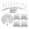 1 Set Guitar Measure Tool Understring Radius String Feeler Notched Radius Gauges