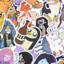 30Pcs/Bag Adventure Time Cartoon Stickers Luggage SkateboardLaptopStickersToy-u
